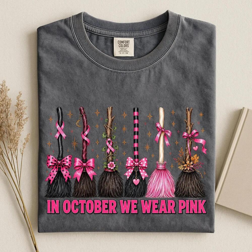 In October We Wear Shirt,  Awareness Witch Broom